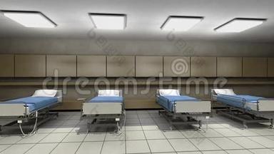 医院门诊手术室，患者卧室.. 医务室，满员。